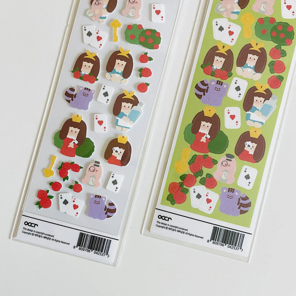 Eddur - Ddunda in Wonderland Deco Sticker Sheet