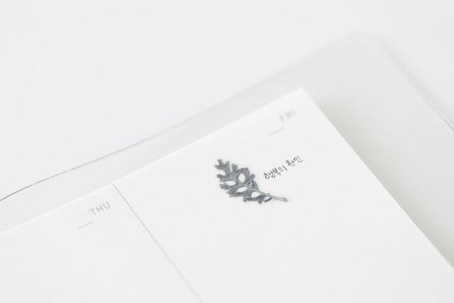 Appree - Pressed Flower Sticker Dusty Miller