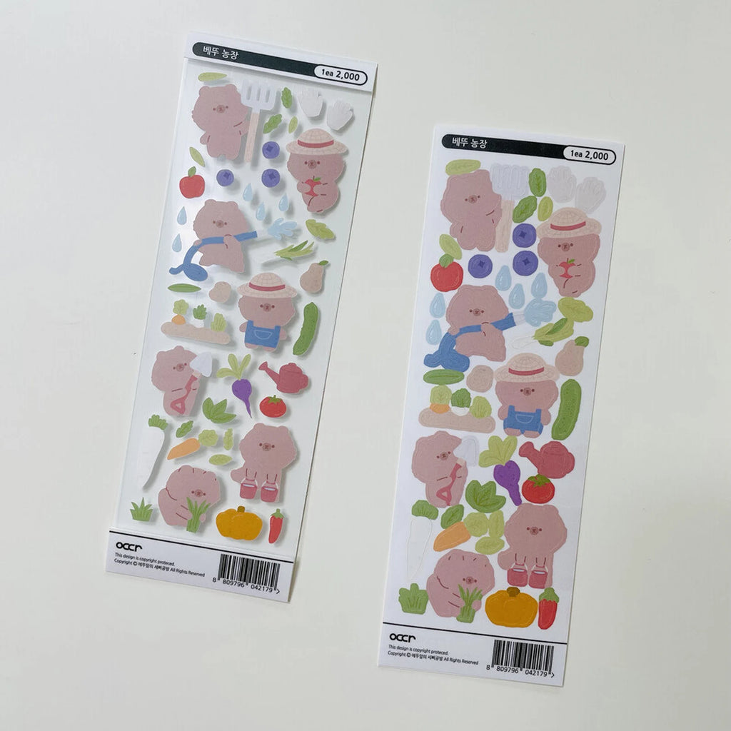 Eddur - Beddu's Farm Deco Sticker Sheet