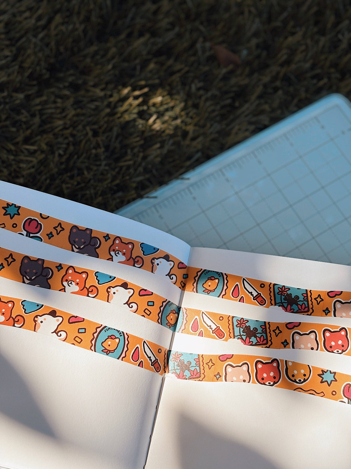 Washi tape (wobbly) | Stamp Collage