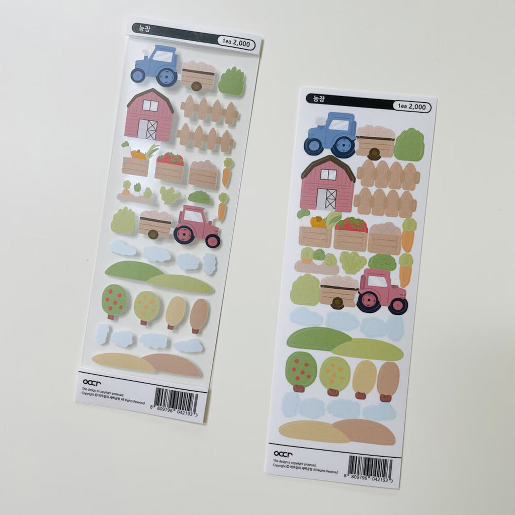 Eddur - Farm Deco Sticker Sheet