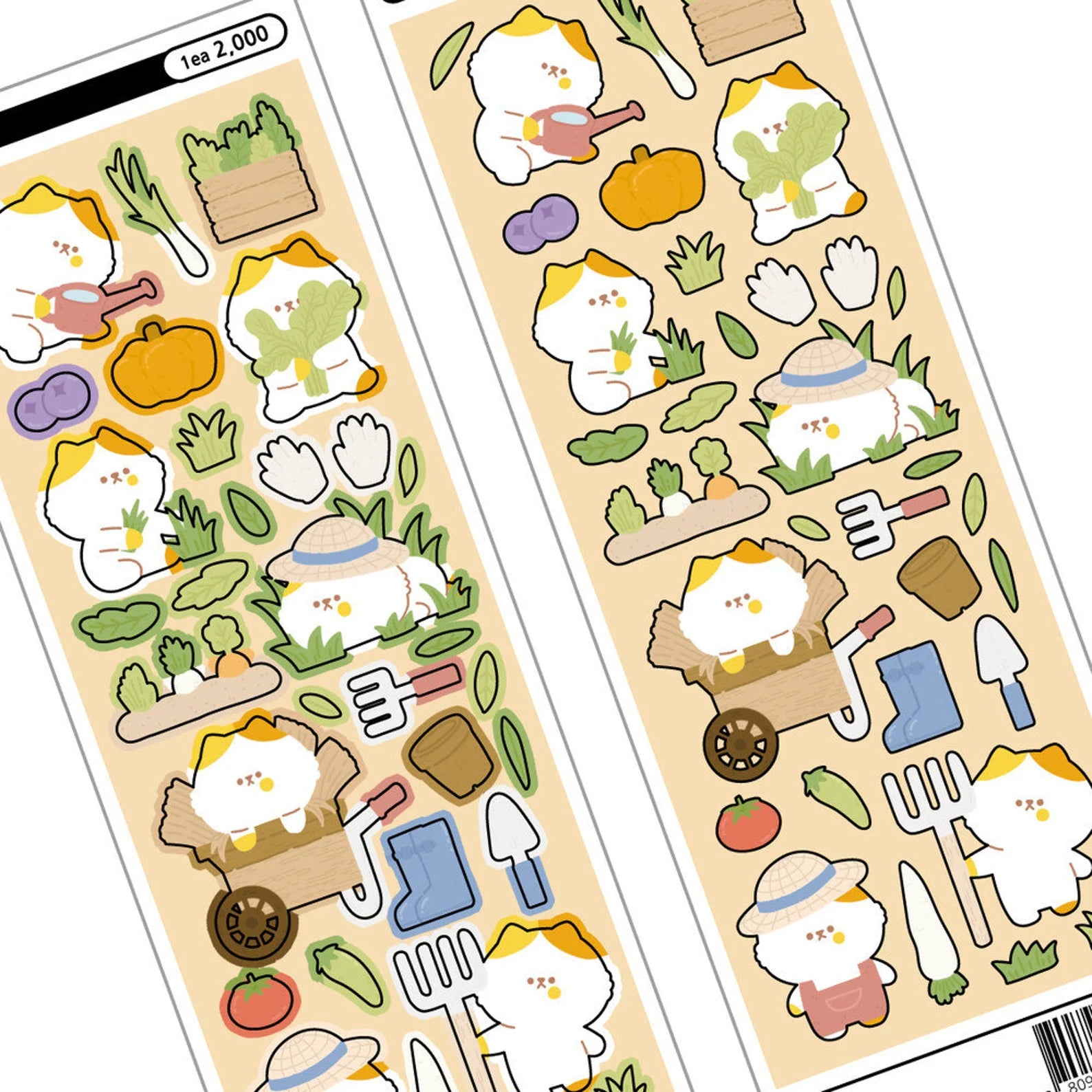 Eddur - Chiddu's Farm Deco Sticker Sheet