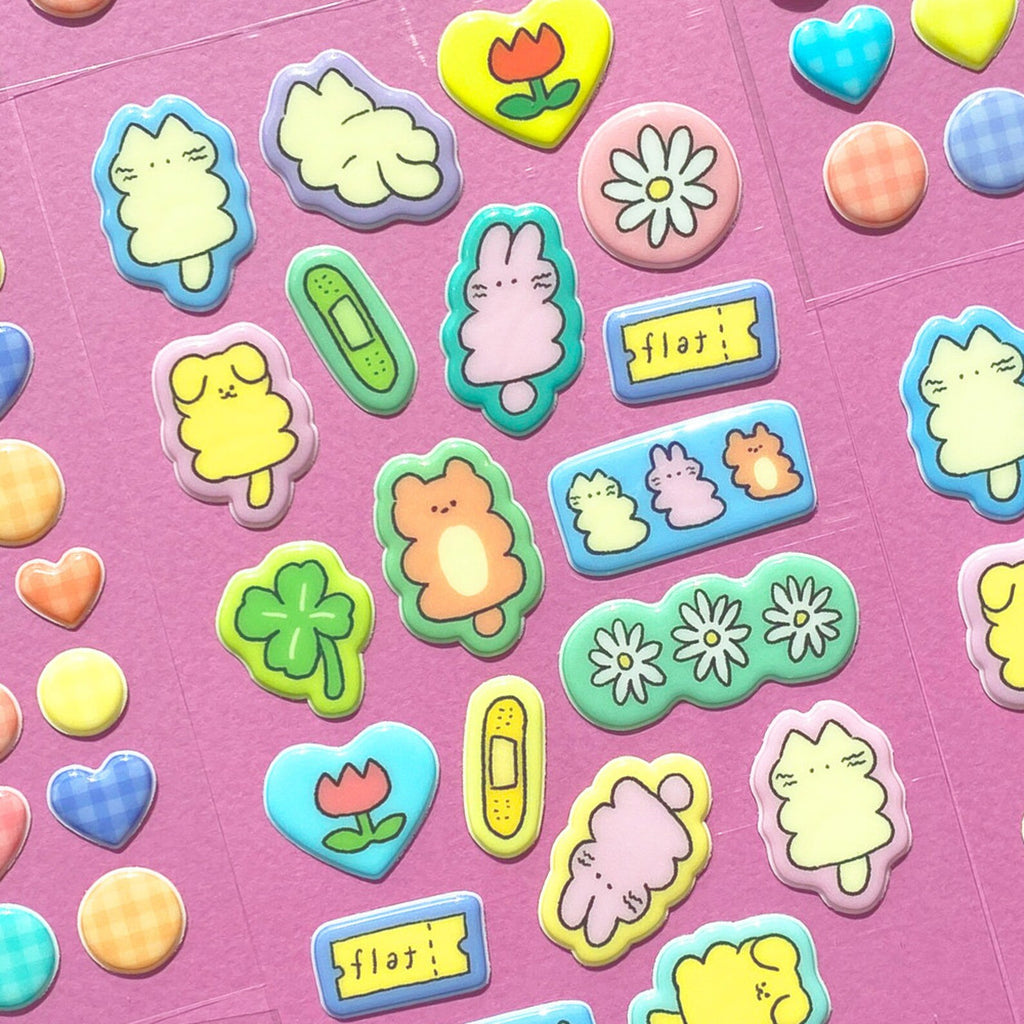 Mantabox - Flat Stuff Deco Sticker Sheet