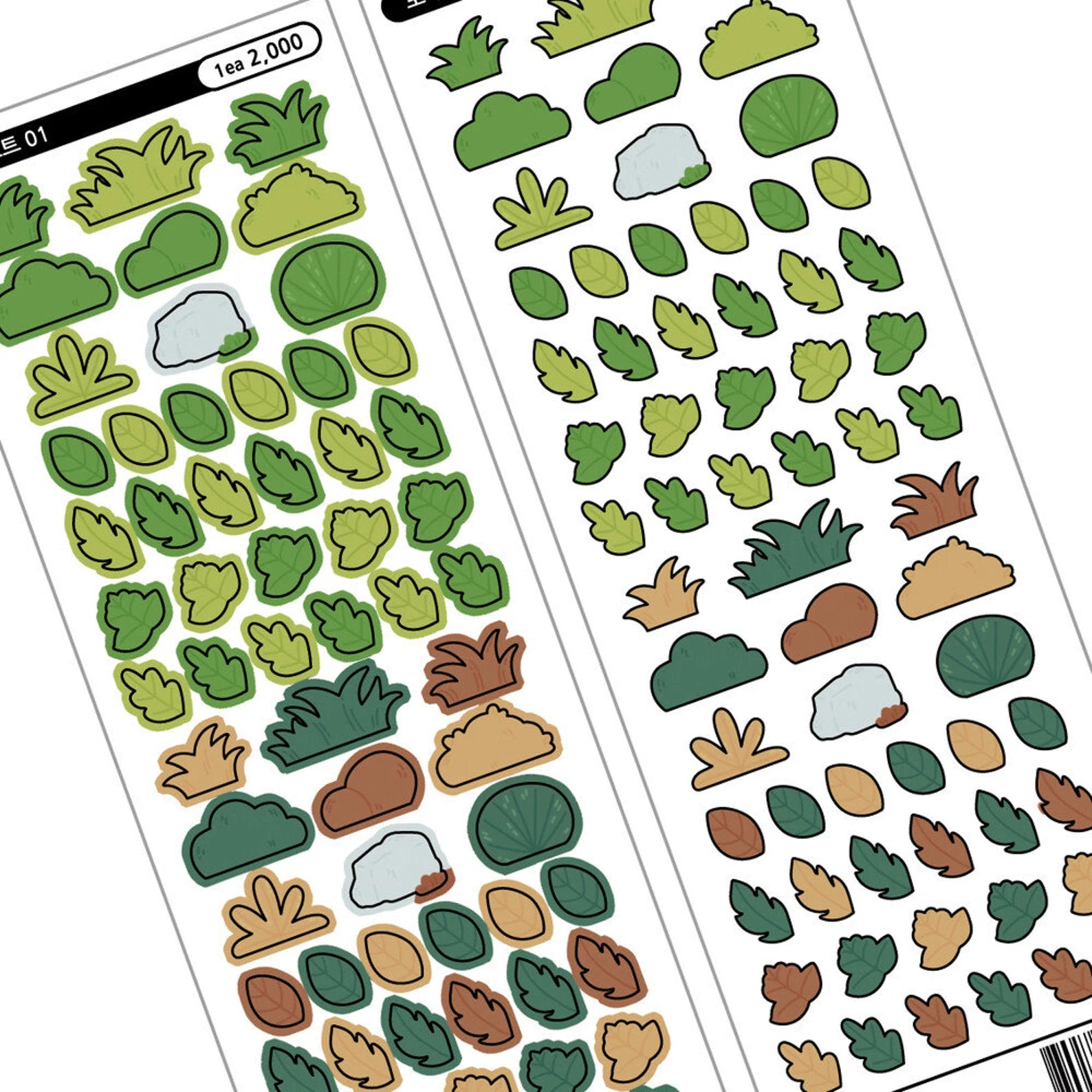 Eddur - Forest 01 Deco Sticker Sheet