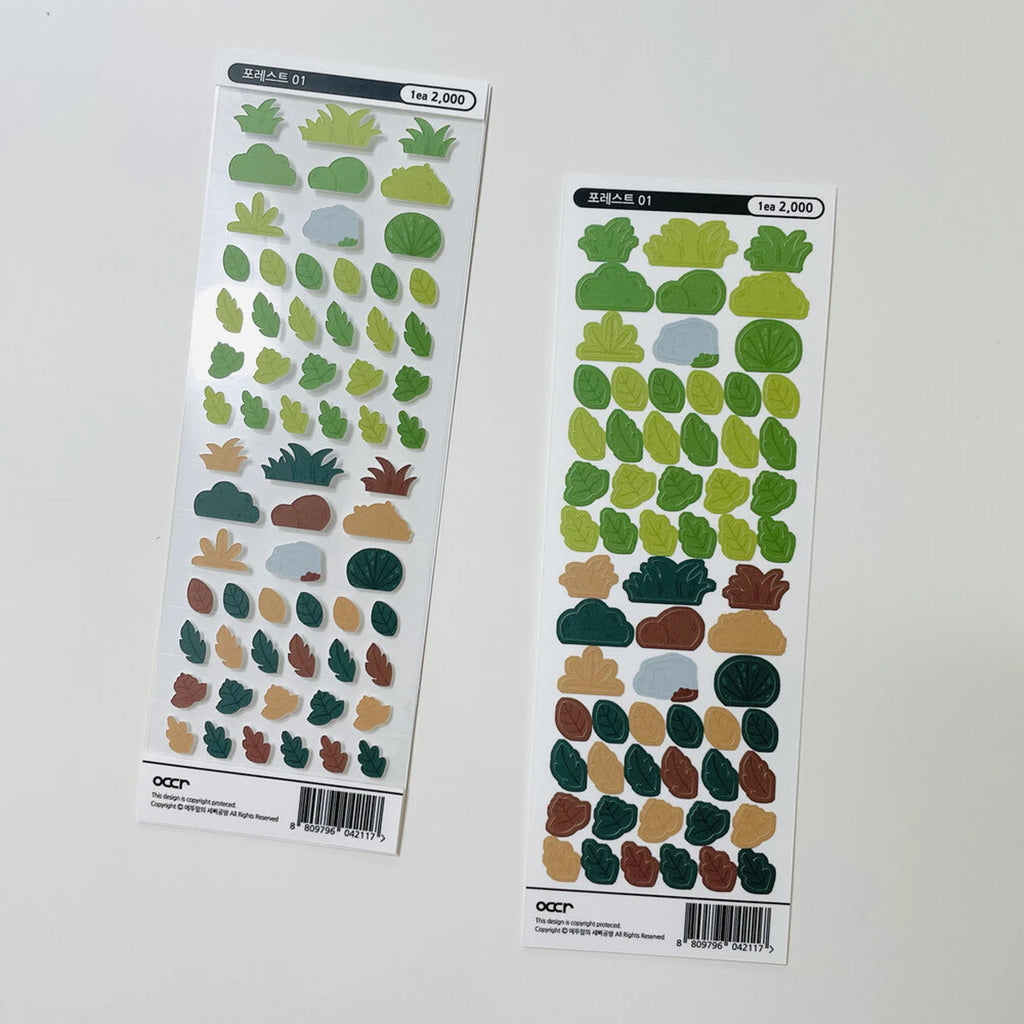 Eddur - Forest 01 Deco Sticker Sheet