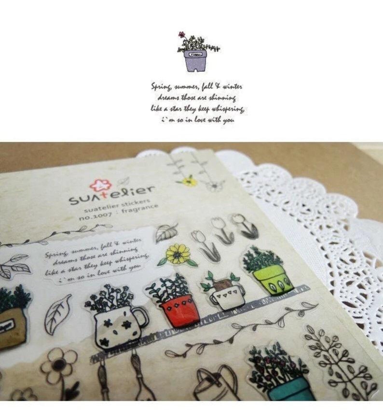 Suatelier - Fragrance Deco Sheet Sticker
