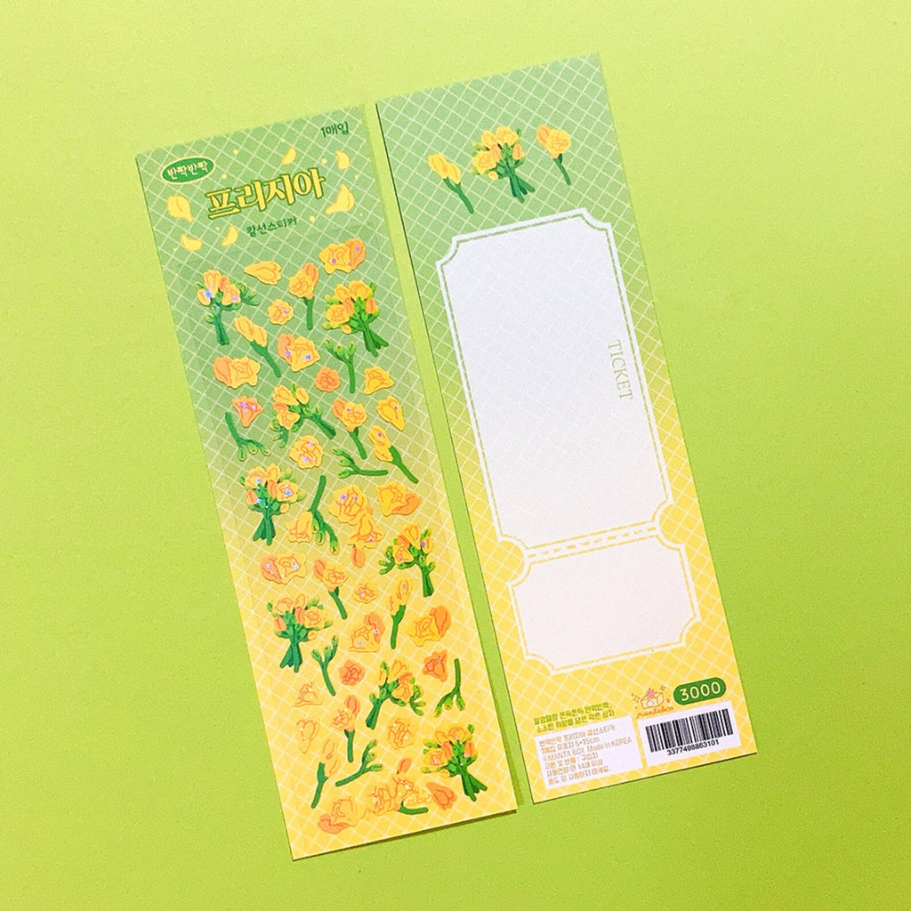 Mantabox - Freesia Deco Sticker Sheet