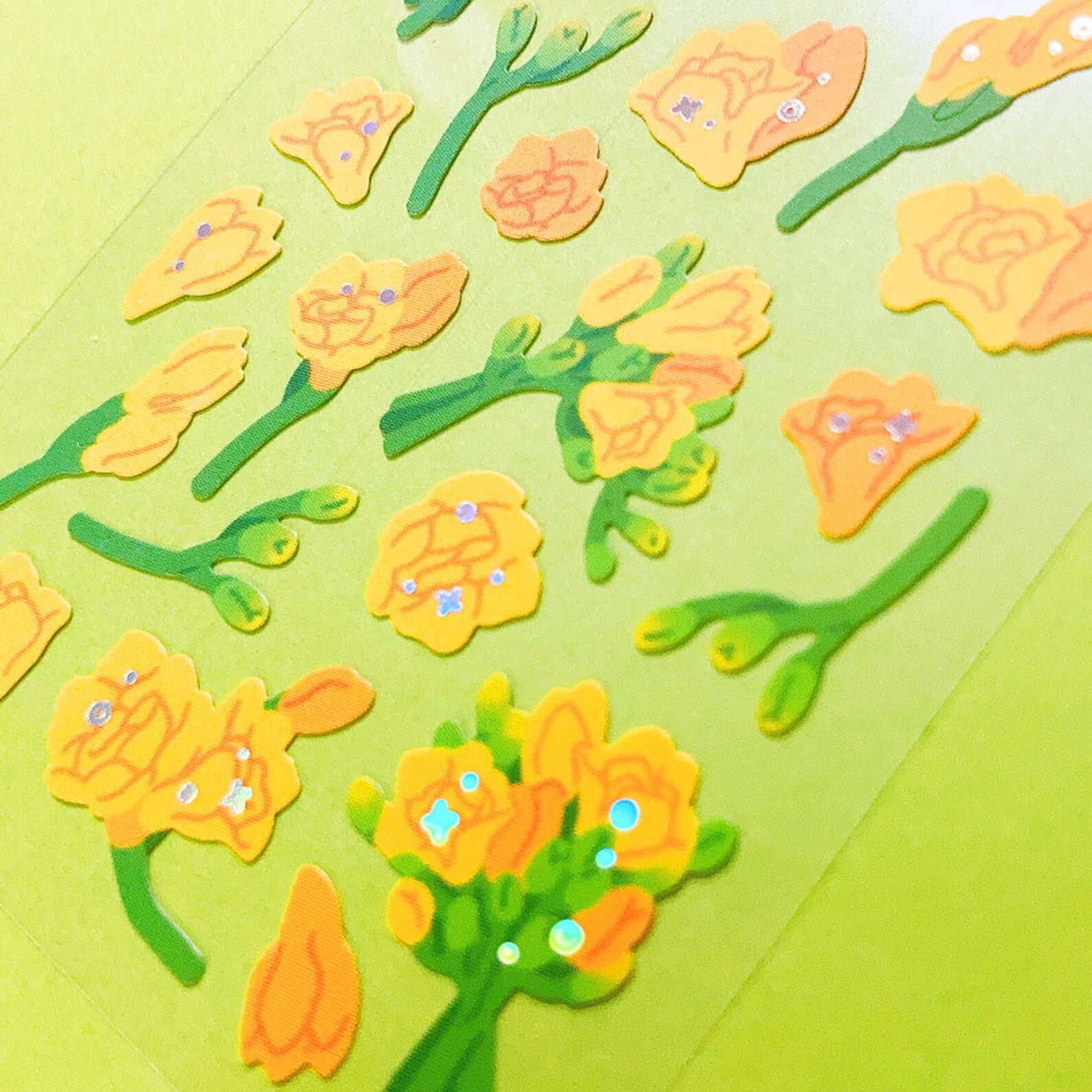 Mantabox - Freesia Deco Sticker Sheet