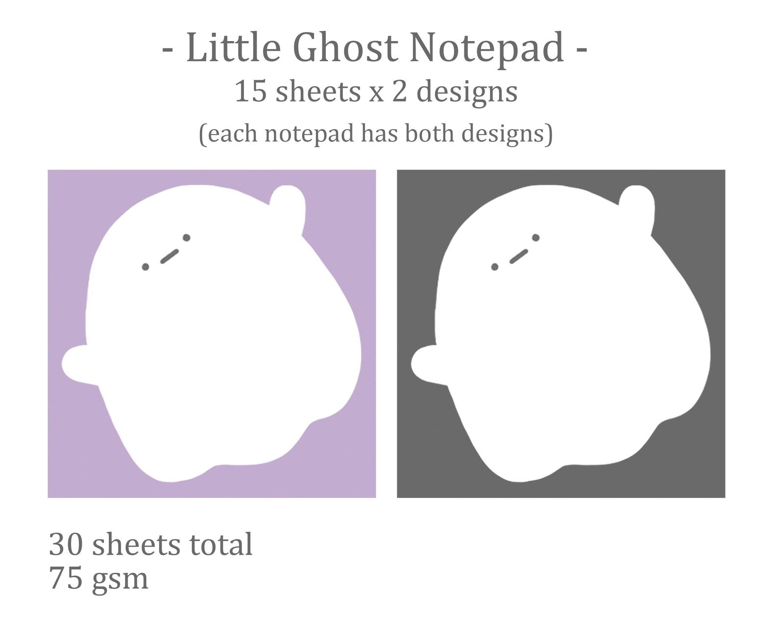 Illusfia - Little Ghost Notepad