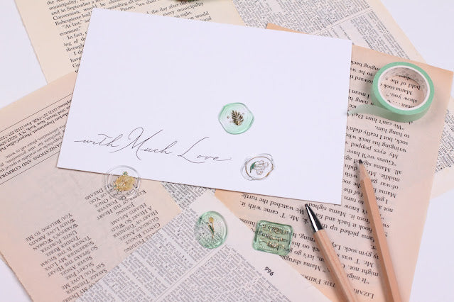 Appree - Sealing Wax Sticker Pure Green
