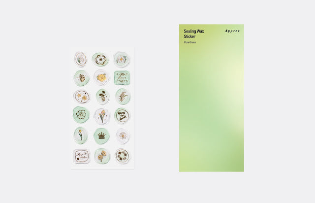Appree - Sealing Wax Sticker Pure Green