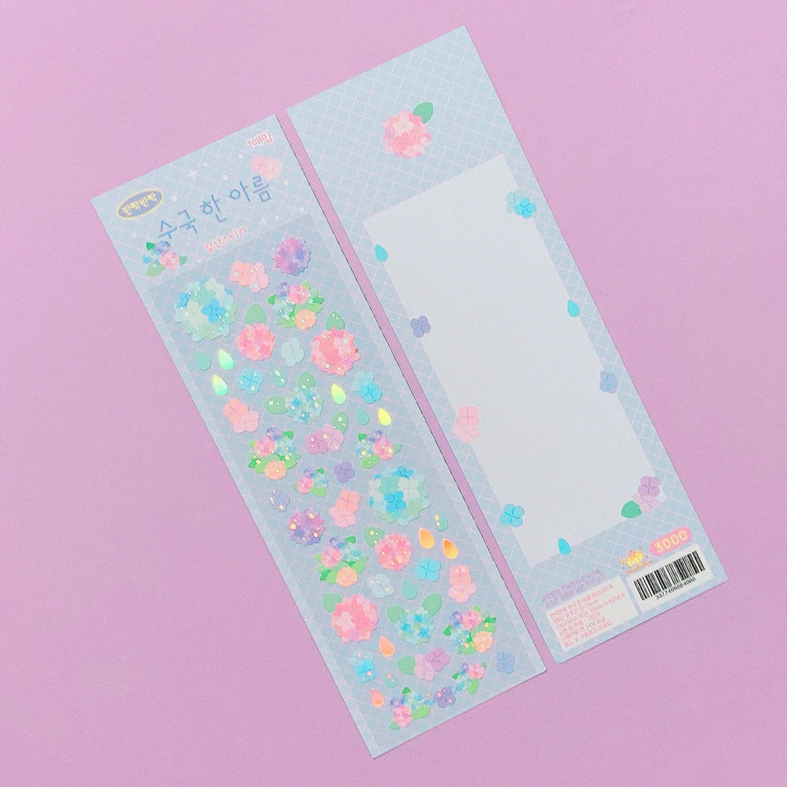 Mantabox - Hydrangea Deco Sticker Sheet