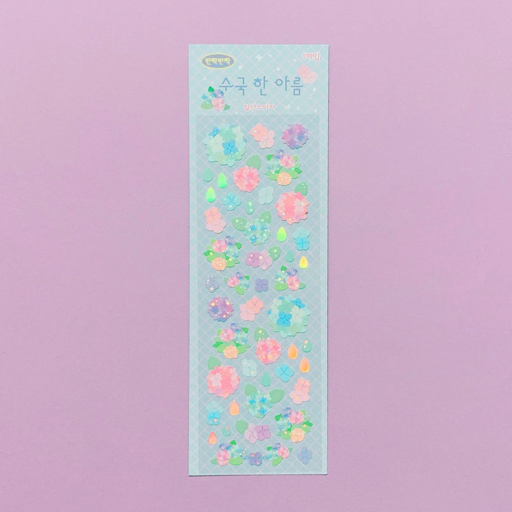 Mantabox - Hydrangea Deco Sticker Sheet