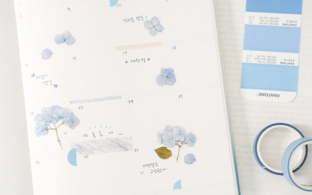 Appree - Pressed Flower Sticker Bigleaf Hydrangea