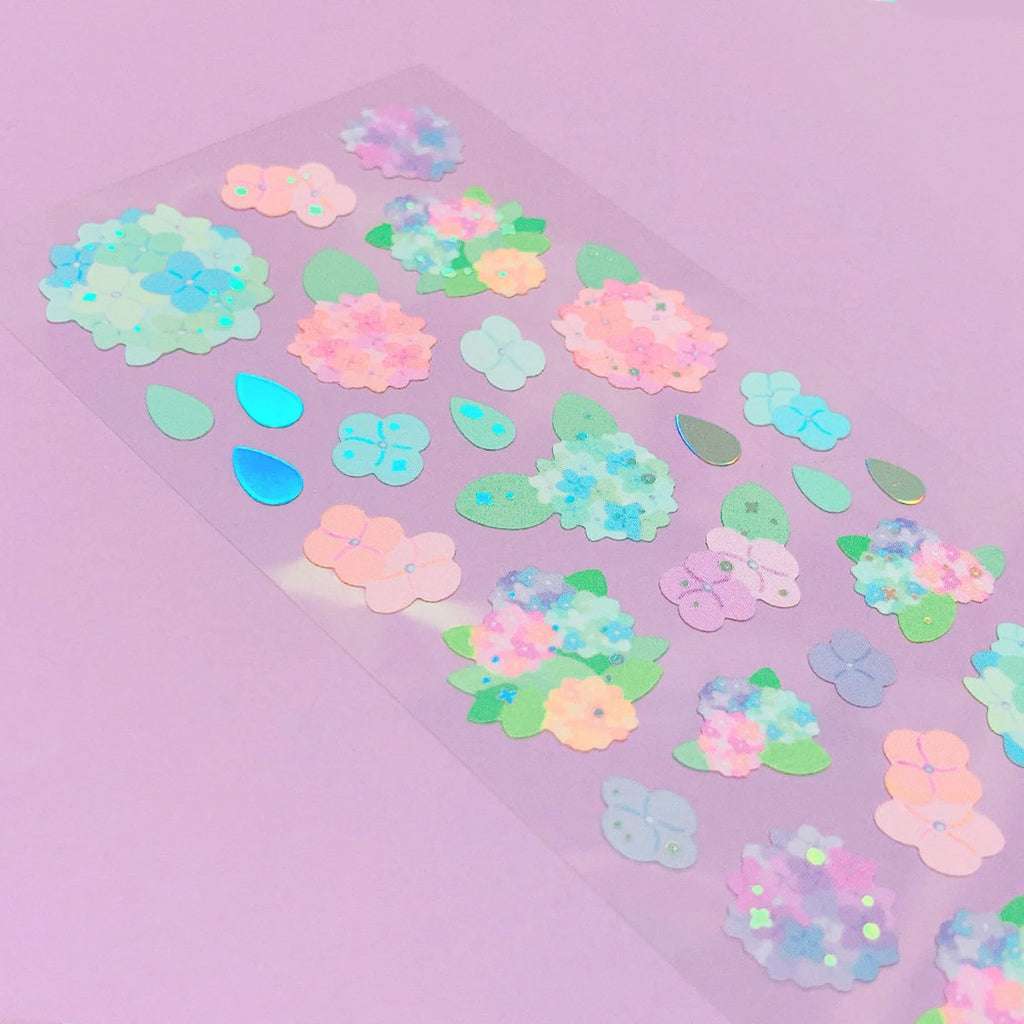 Mantabox - Hydrangea Deco Sticker Sheet