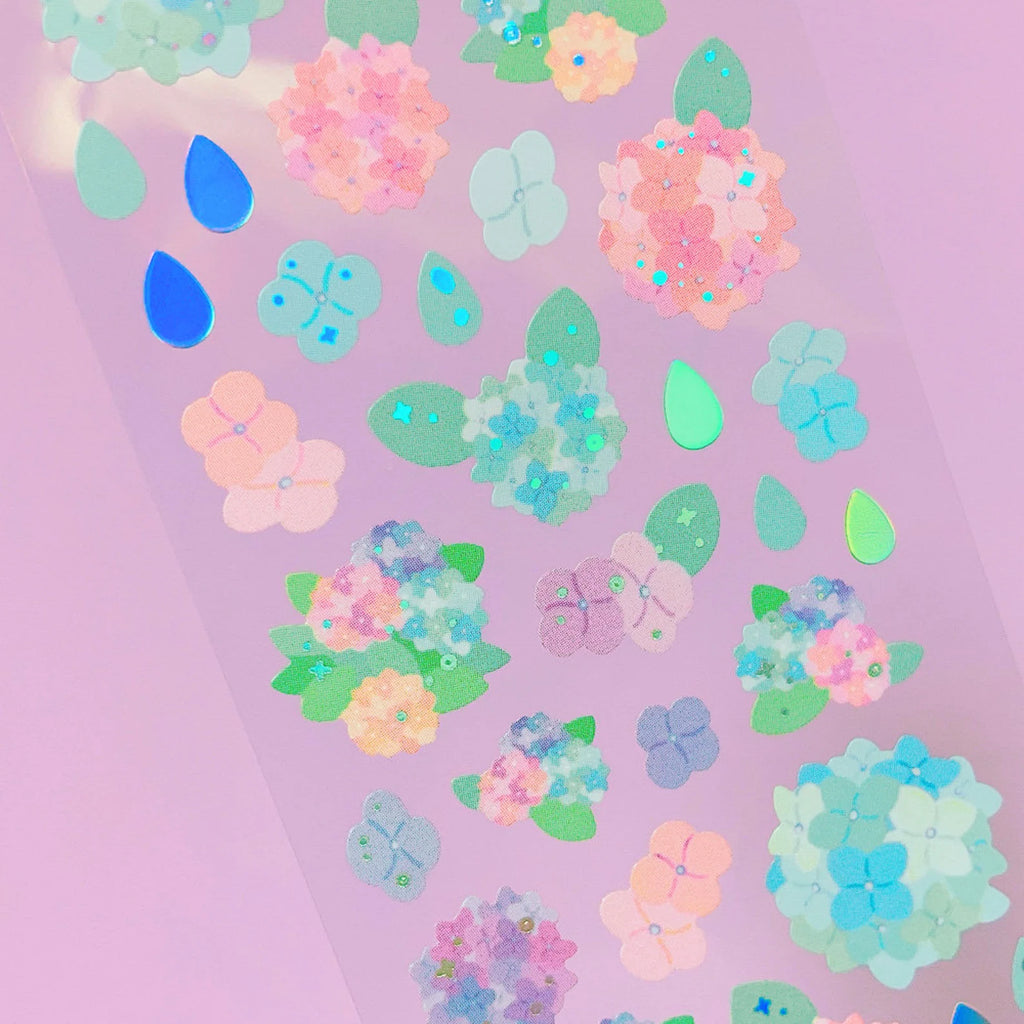 Mantabox - Hydrangea Deco Sticker Sheet