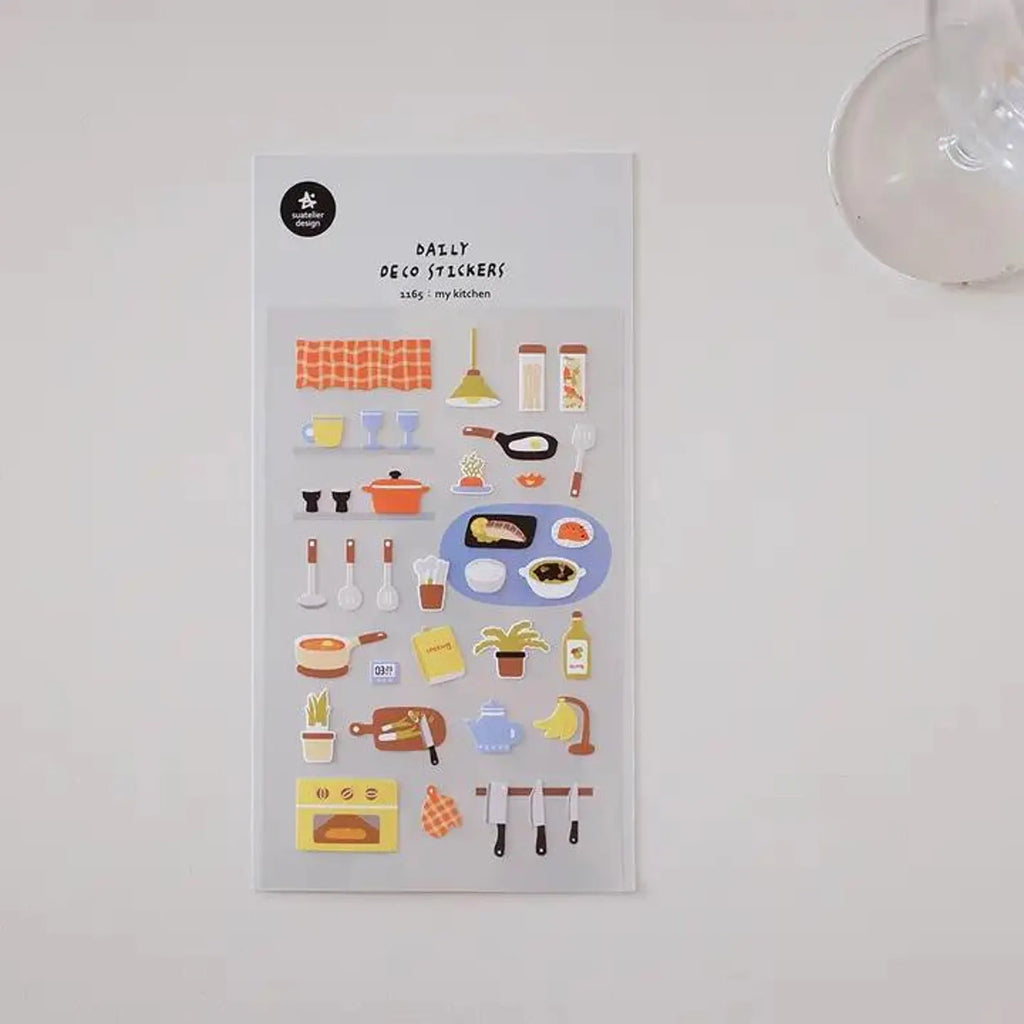 Suatelier - My Kitchen Deco Sticker Sheet