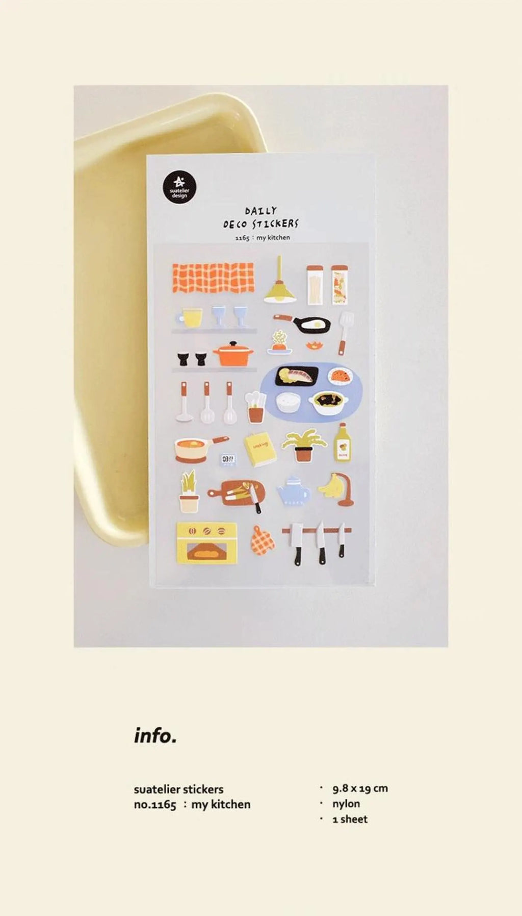 Suatelier - My Kitchen Deco Sticker Sheet
