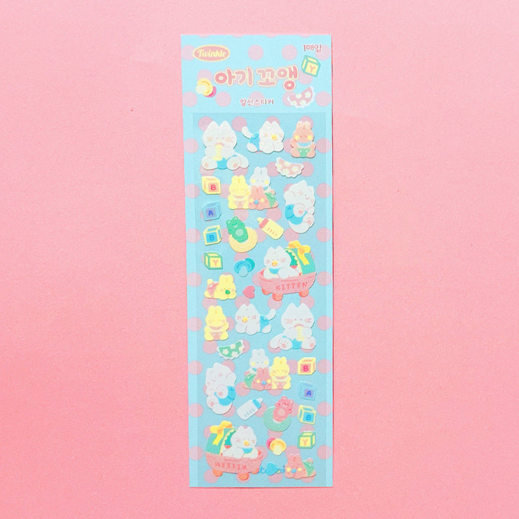 Mantabox - Baby Kitten Deco Sticker Sheet