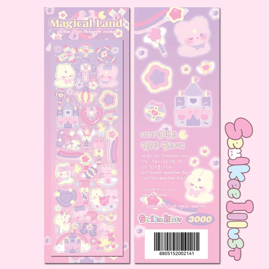 Seolkee Illust - Magical Land Deco Sticker Sheet