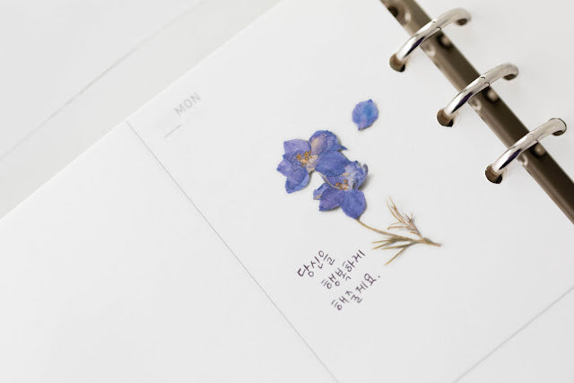 Appree - Pressed Flower Sticker Larkspur