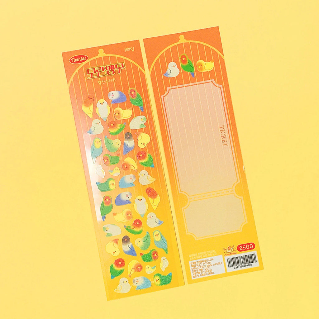 Mantabox - Lovebird Deco Sticker Sheet