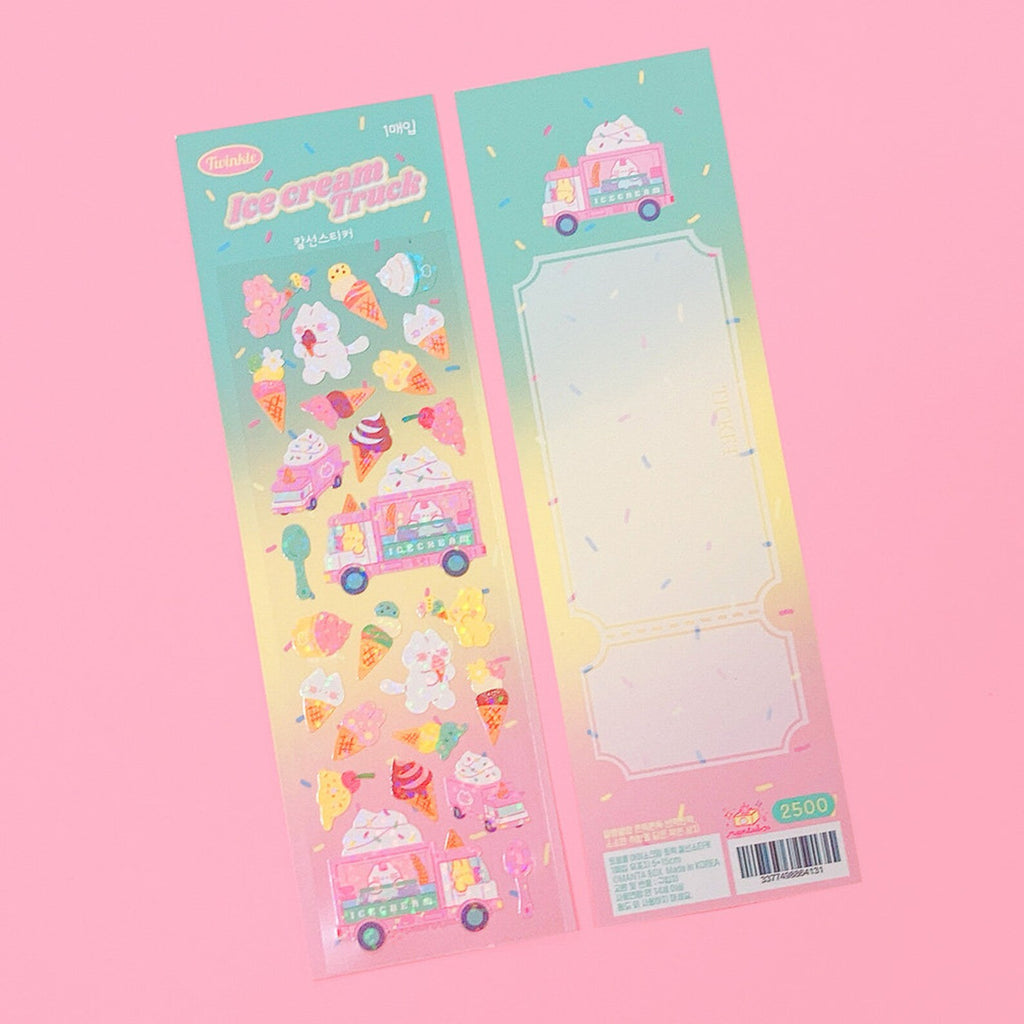Mantabox - Icecream Truck Deco Sticker Sheet