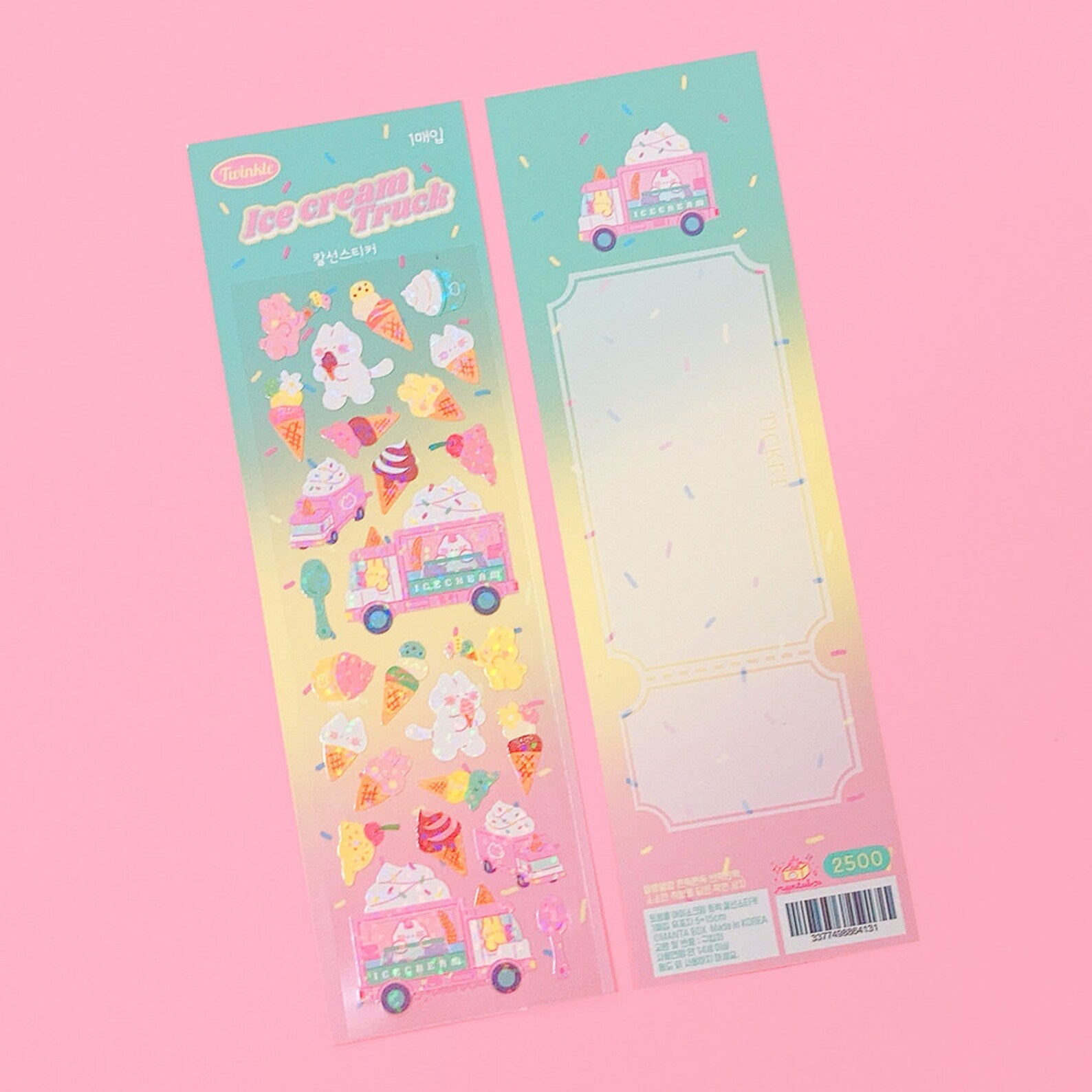 Mantabox - Icecream Truck Deco Sticker Sheet