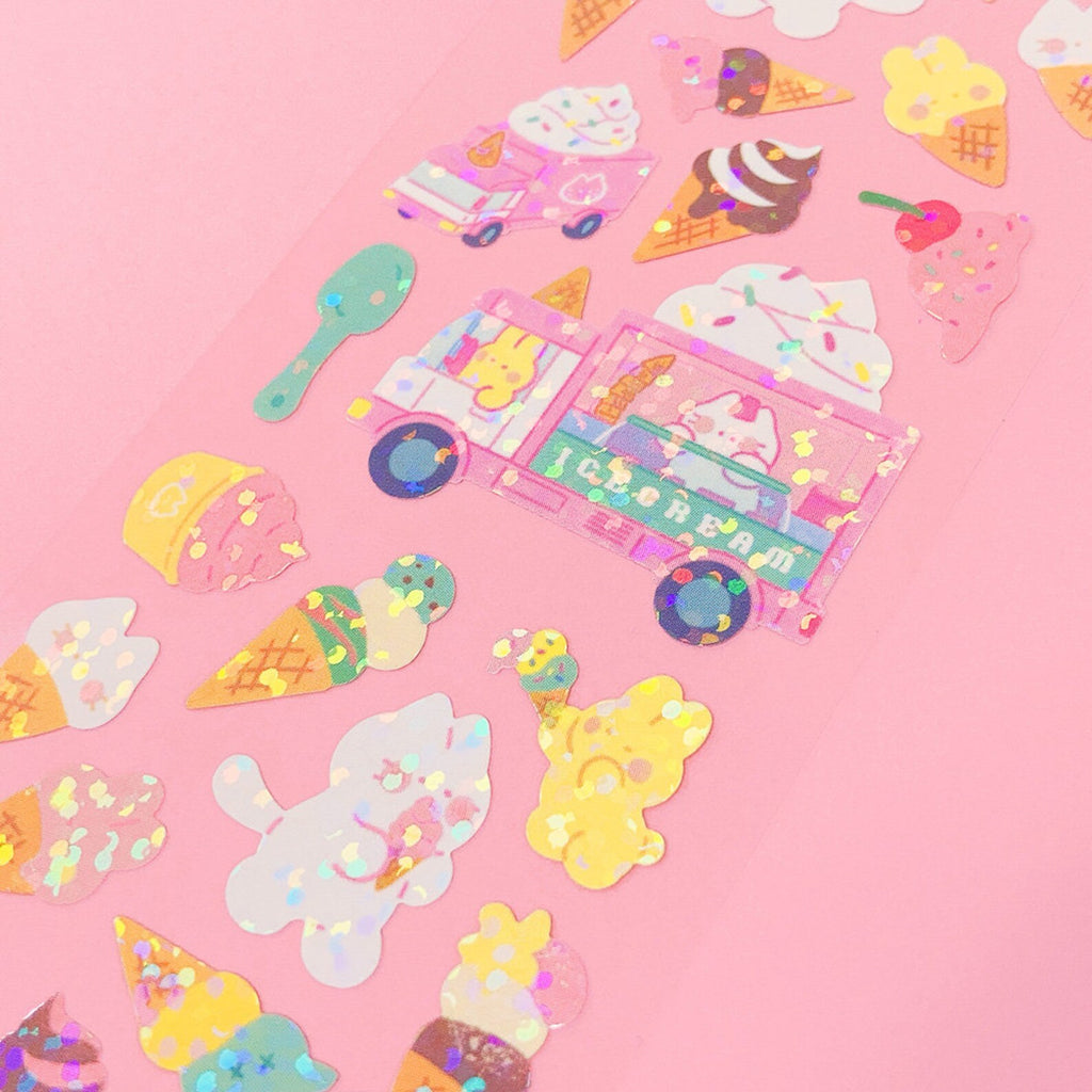 Mantabox - Icecream Truck Deco Sticker Sheet