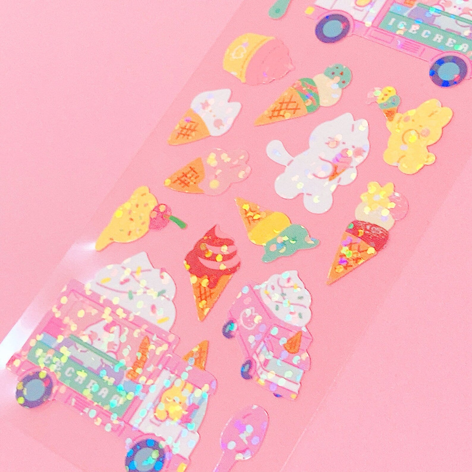 Mantabox - Icecream Truck Deco Sticker Sheet
