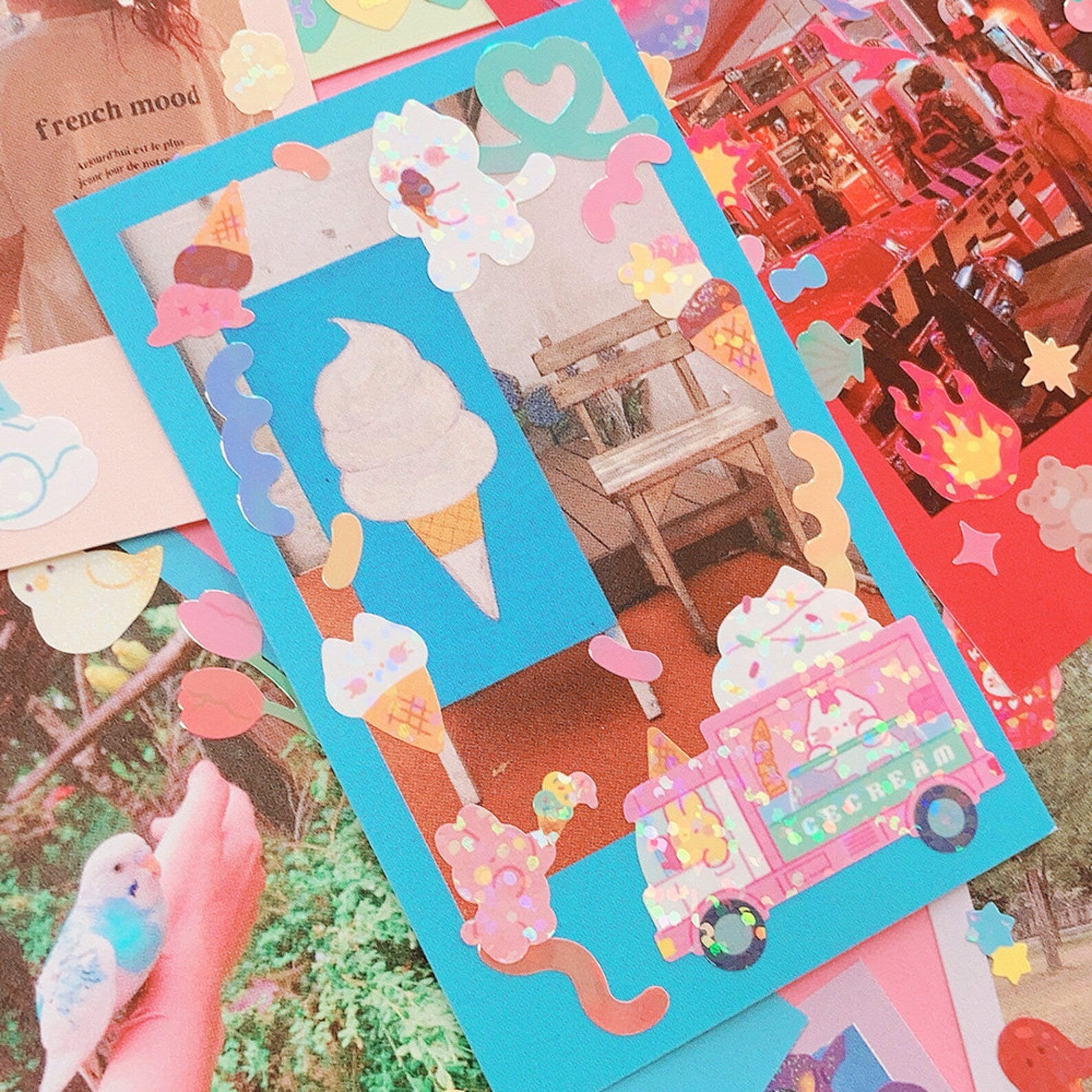 Mantabox - Icecream Truck Deco Sticker Sheet