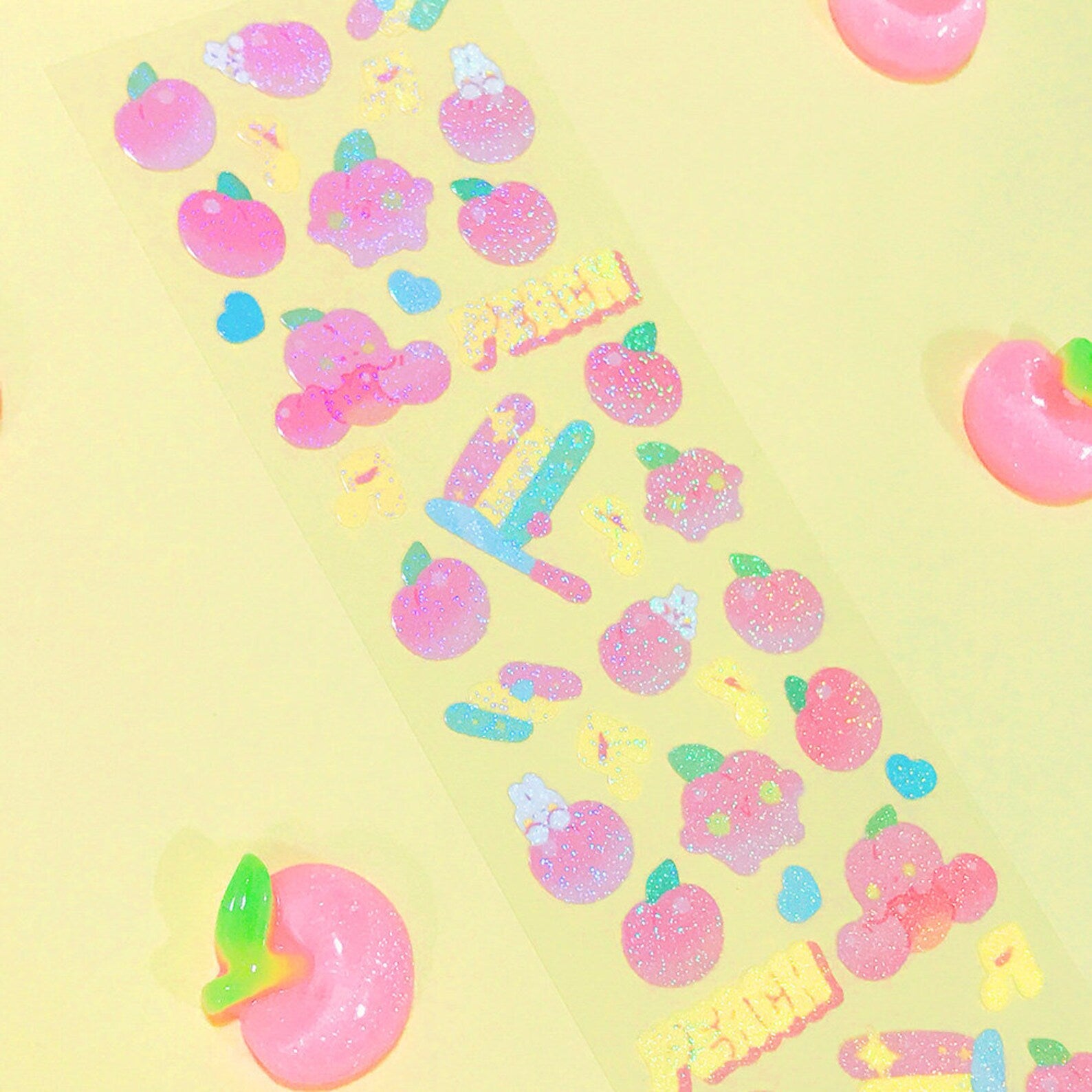 Mantabox - Wonderful Peach Deco Sticker Sheet