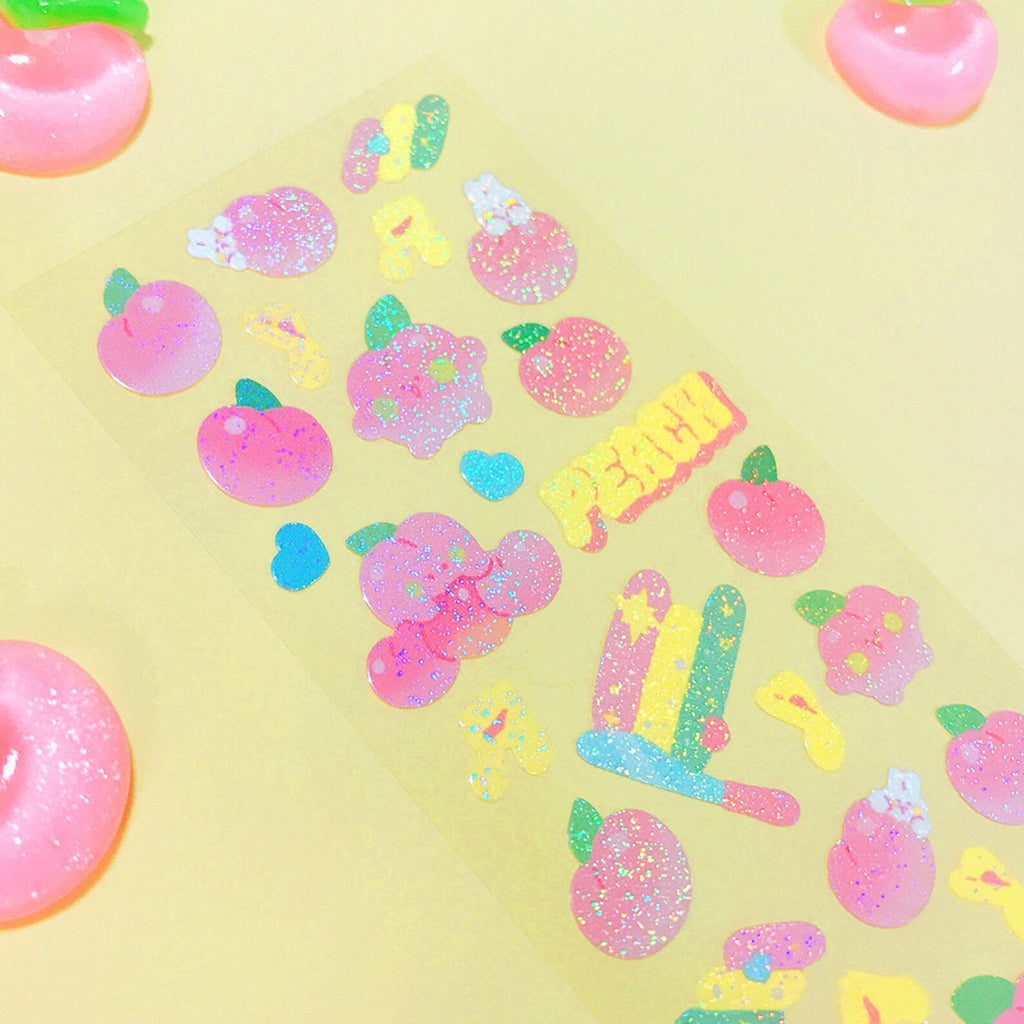 Mantabox - Wonderful Peach Deco Sticker Sheet