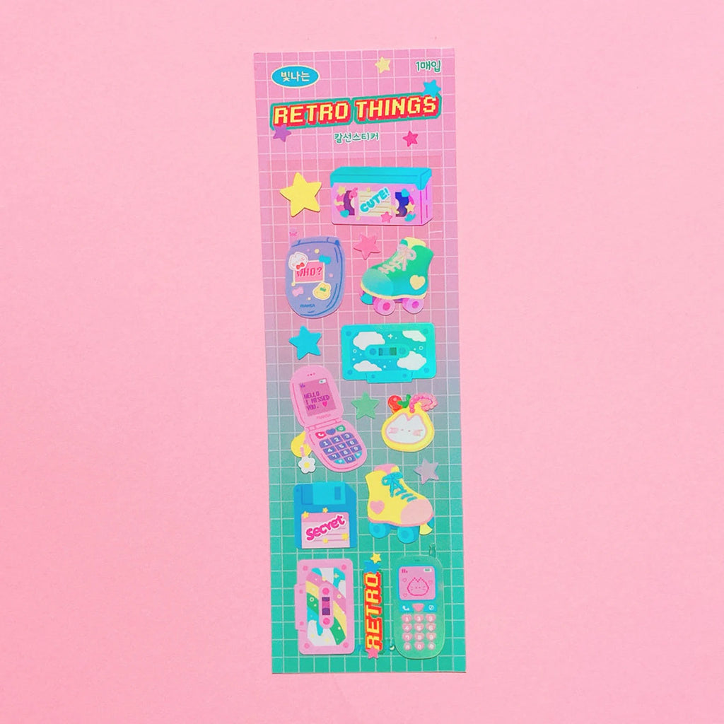 Mantabox - Retro Things Deco Sticker Sheet