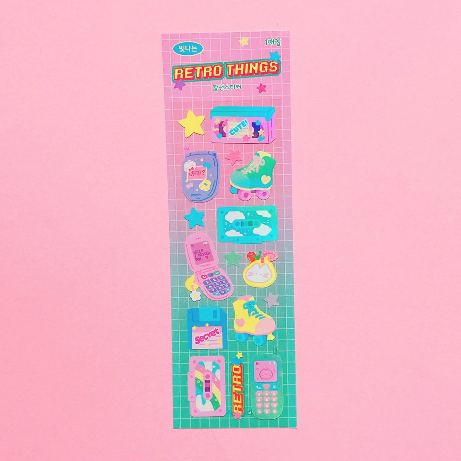 Mantabox - Retro Things Deco Sticker Sheet
