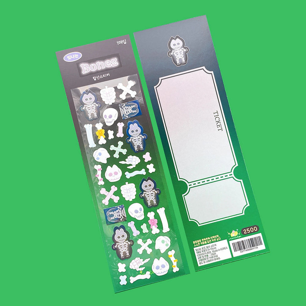 Mantabox - Bones Deco Sticker Sheet