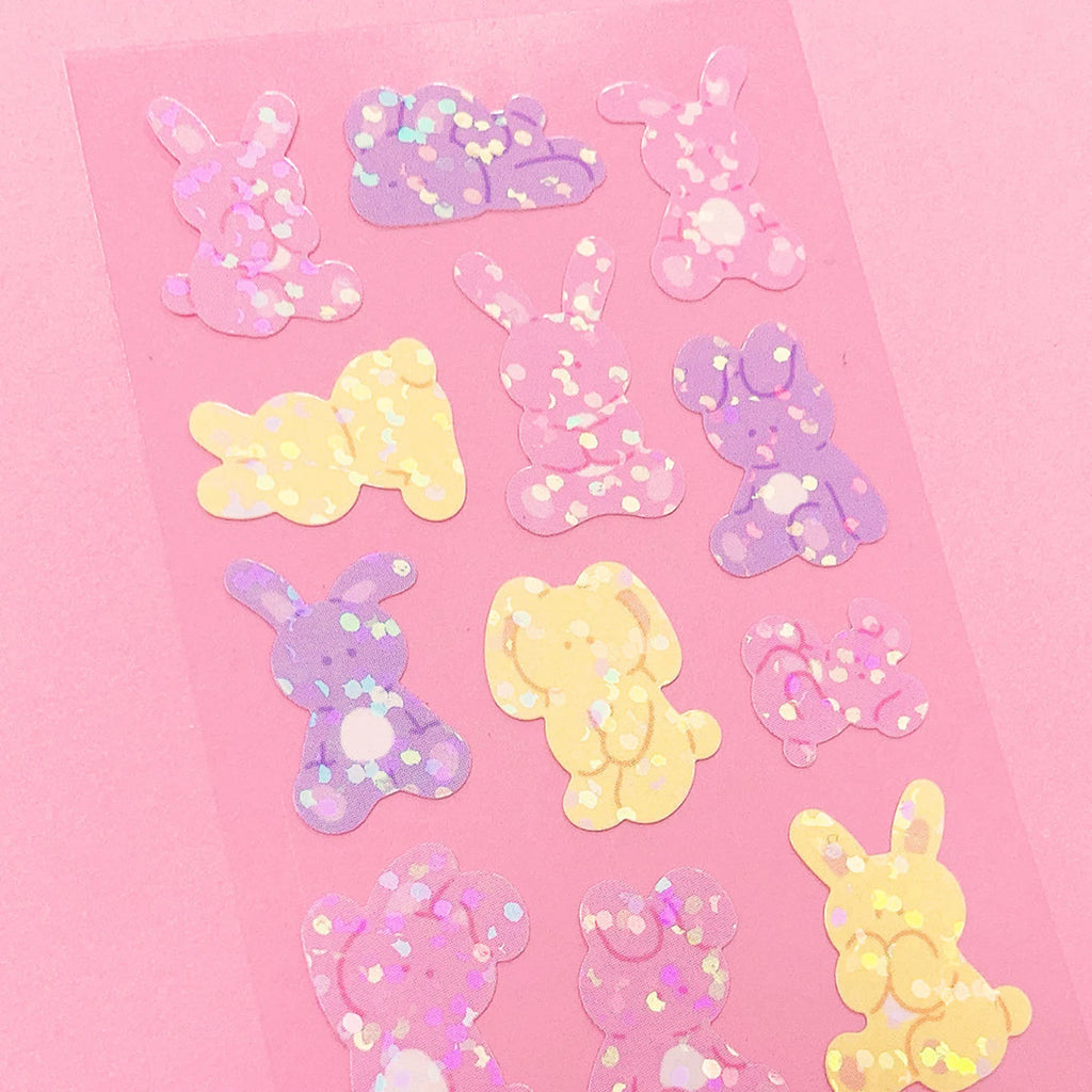 Mantabox - Rabbit Doll Deco Sticker Sheet