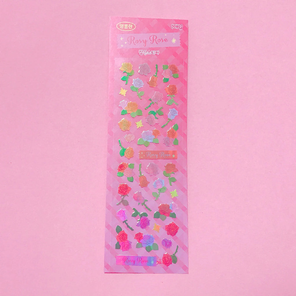 Mantabox - Rosy Rose Deco Sticker Sheet