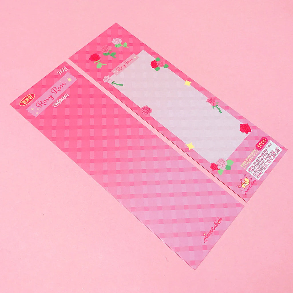 Mantabox - Rosy Rose Deco Sticker Sheet
