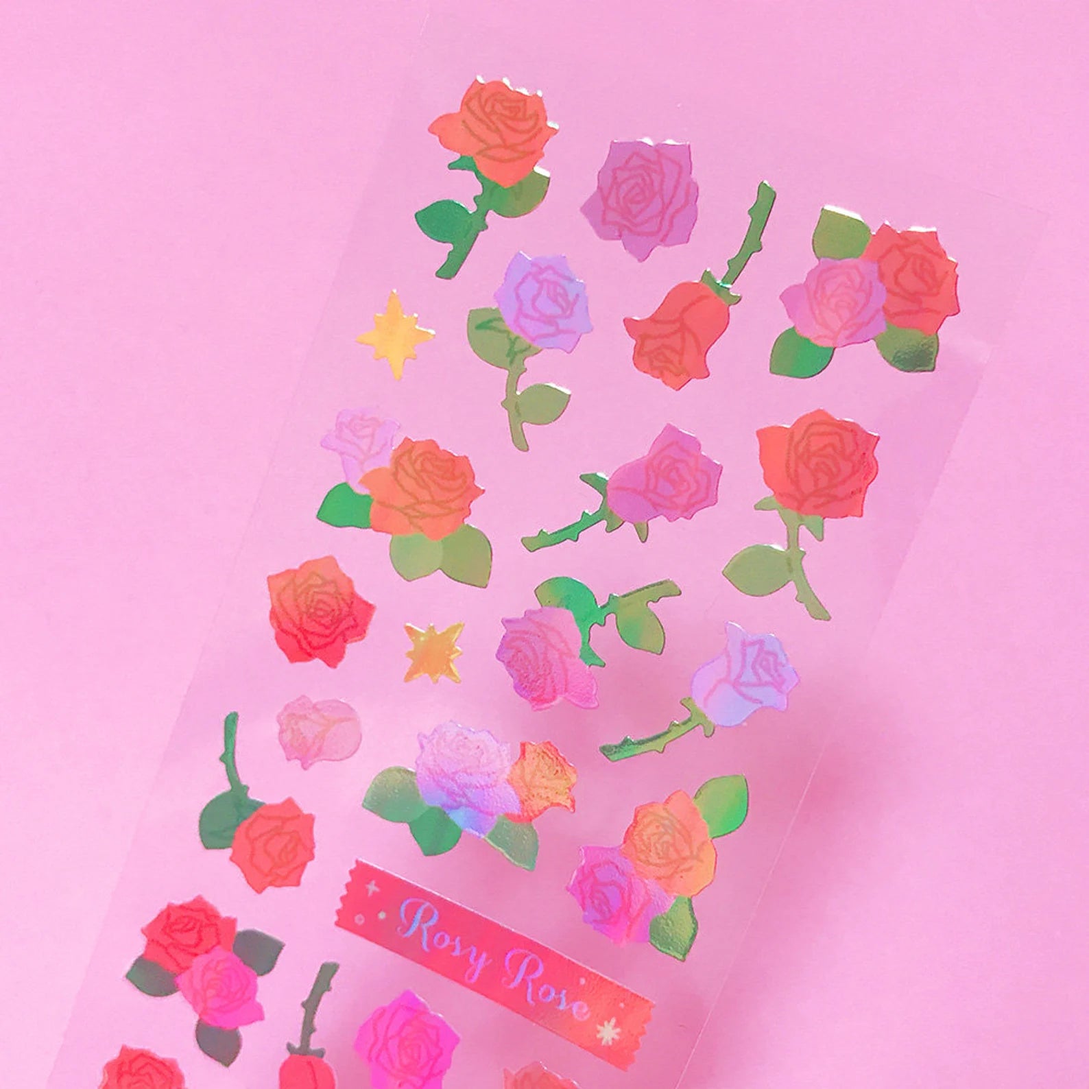 Mantabox - Rosy Rose Deco Sticker Sheet