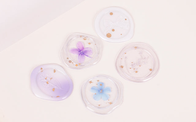 Appree - Sealing Wax Sticker Milky Purple