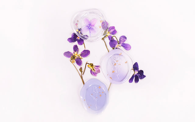 Appree - Sealing Wax Sticker Milky Purple