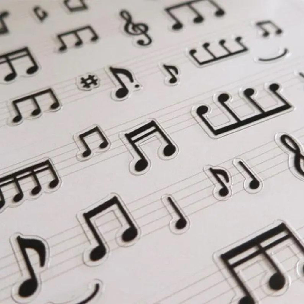 Suatelier - Music Sheet Deco Sticker Sheet