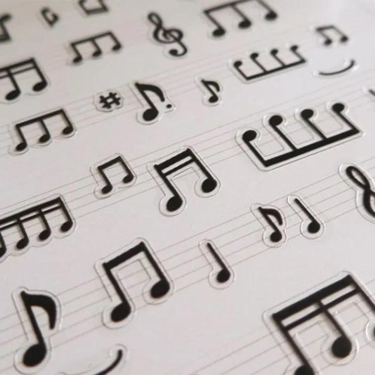 Suatelier - Music Sheet Deco Sticker Sheet