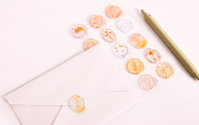 Appree - Sealing Wax Sticker Milky Yellow