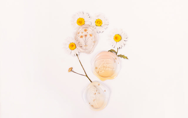 Appree - Sealing Wax Sticker Milky Yellow