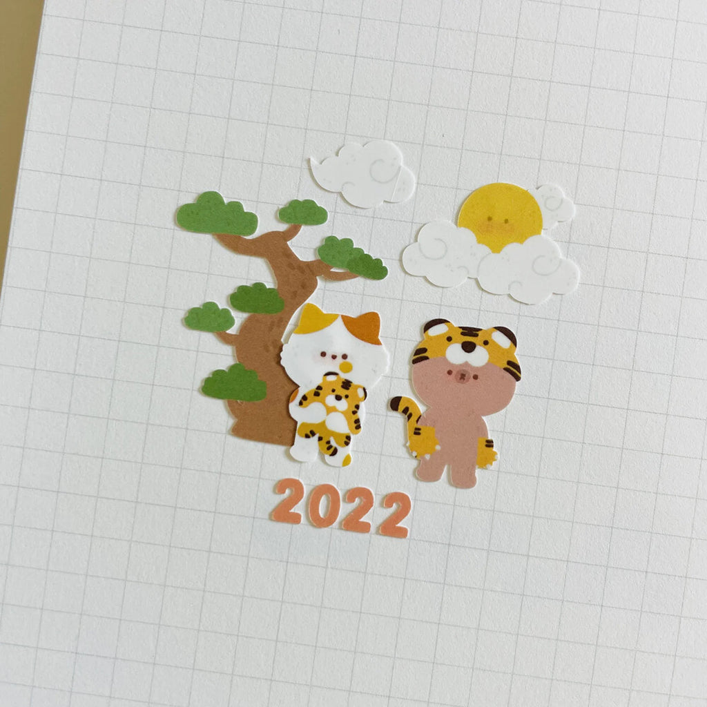 Eddur - Chiddue & Beddu New Year Deco Sticker Sheet