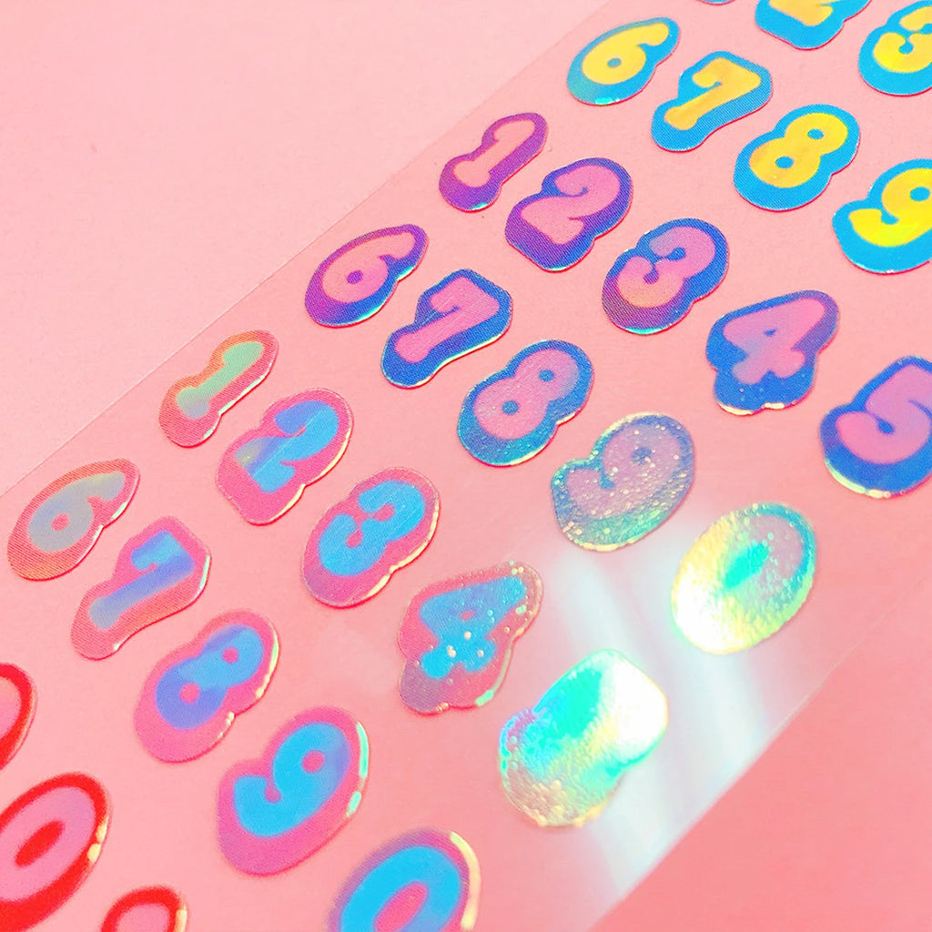 Mantabox - Numbers Deco Sticker Sheet