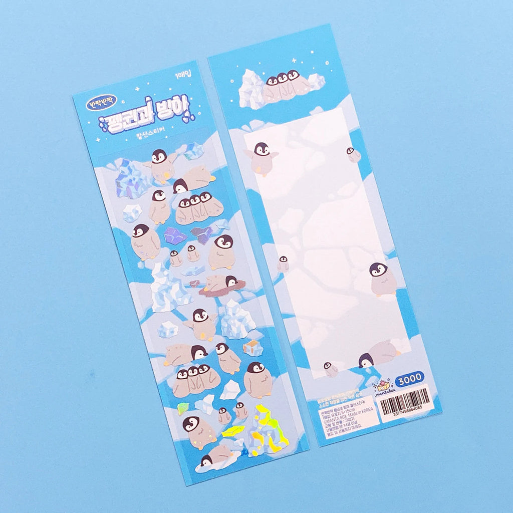 Mantabox - Penguin and Glacier Deco Sticker Sheet