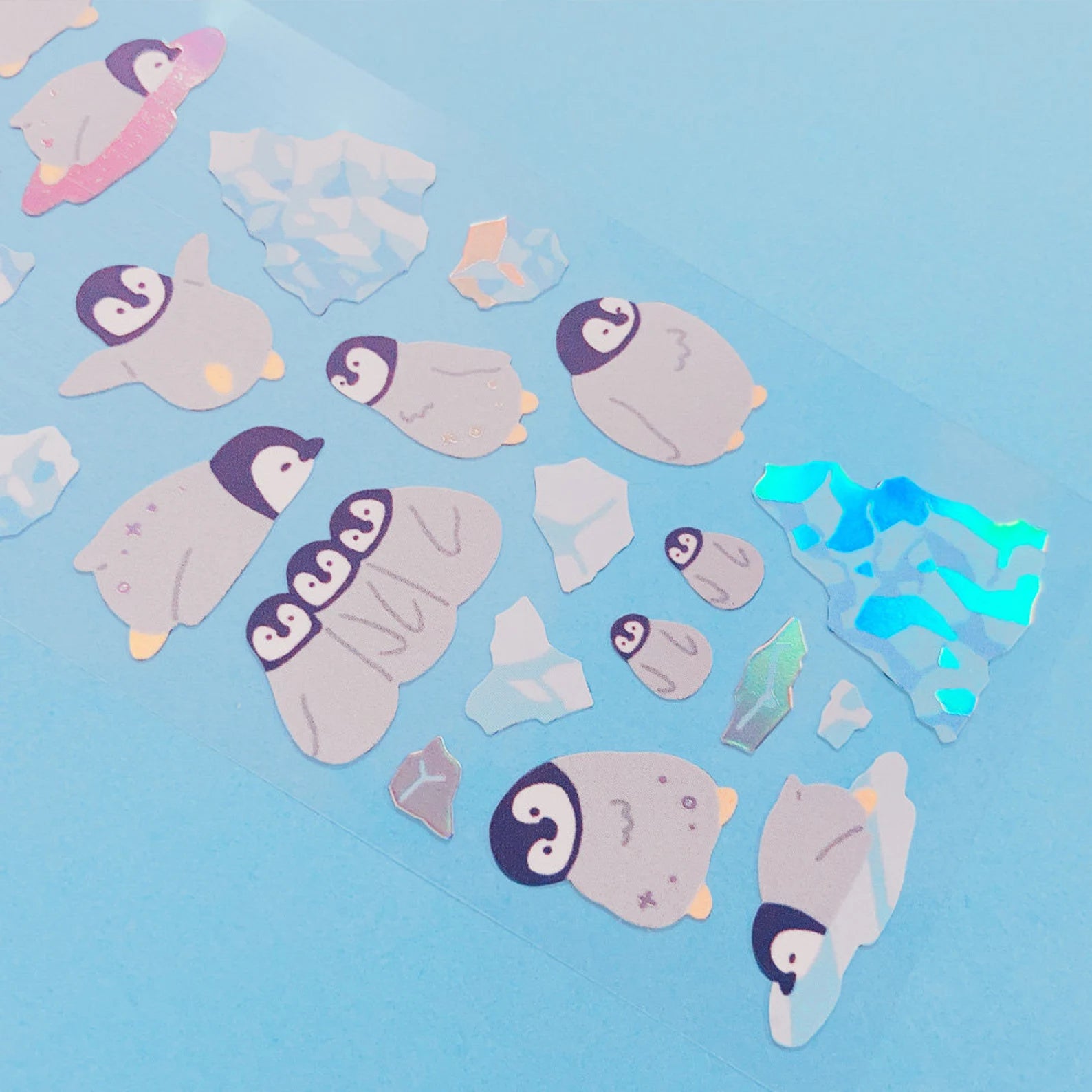 Mantabox - Penguin and Glacier Deco Sticker Sheet